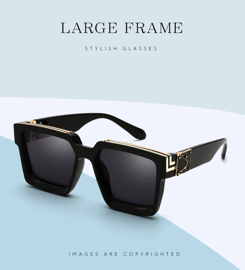 Pro Acme Luxury Brand Designer Square Sunglasses